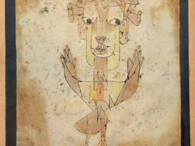 Angelus Novus, 1920, by Paul Klee. From the collection of Israel Museum, Jerusalem.