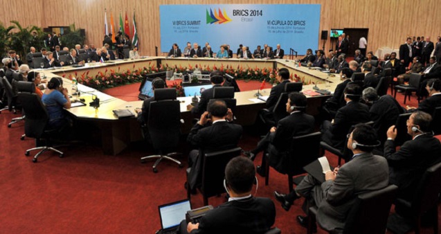 The sixth BRICS Summit held at Centro de Eventos do Ceara' in Fortaleza, Brazil.