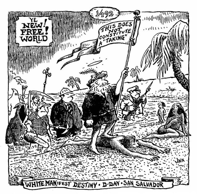 manifest destiny cartoon