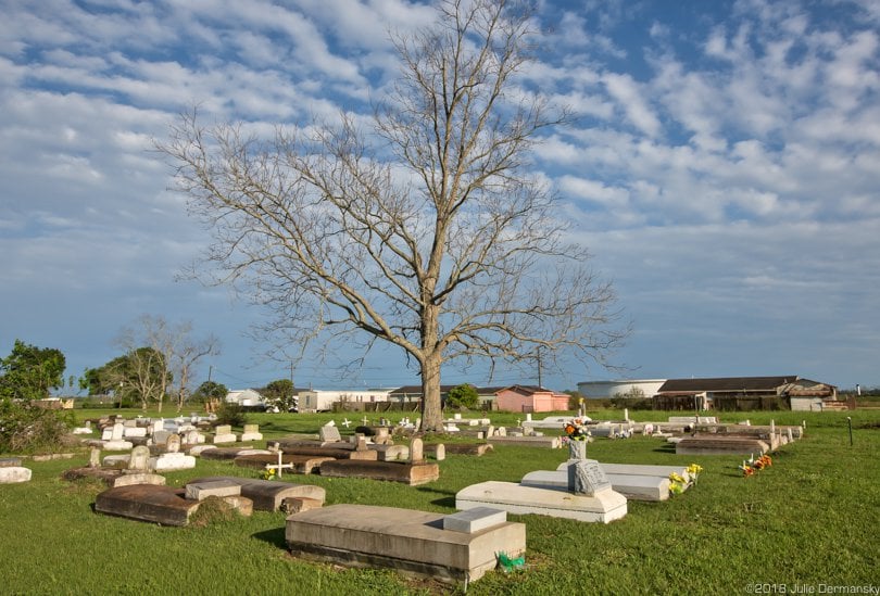 Cemetery in St. James next to the railway terminal.