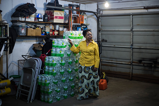 Darlene McClendon, 62, at her home in Flint, Michigan, on October 11, 2016.