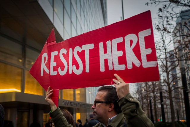 With Donald Trump choosing 6 Goldman Sachs veterans for his administration, dozens of activists, on January 17, 2017, converged at the Goldman headquarters in Manhattan, to occupy and protest the continuing relationship with the White House and the Wall Street giant.