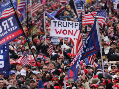 Trump supporters rally on January 6, 2021, in Washington, D.C.