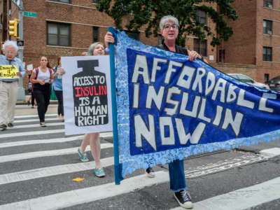 Advocates with T1Internationals New York, New Jersey, and Connecticut Chapters held a vigil on September 5, 2019, outside of Eli Lillys offices at Alexandria Center for Life Science in New York City, honoring those who have lost their lives due to the high cost of insulin and demand lower insulin prices.