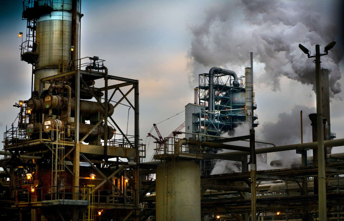 The Baytown Exxon gas refinery is pictured on March 23, 2006, in Baytown, Texas.