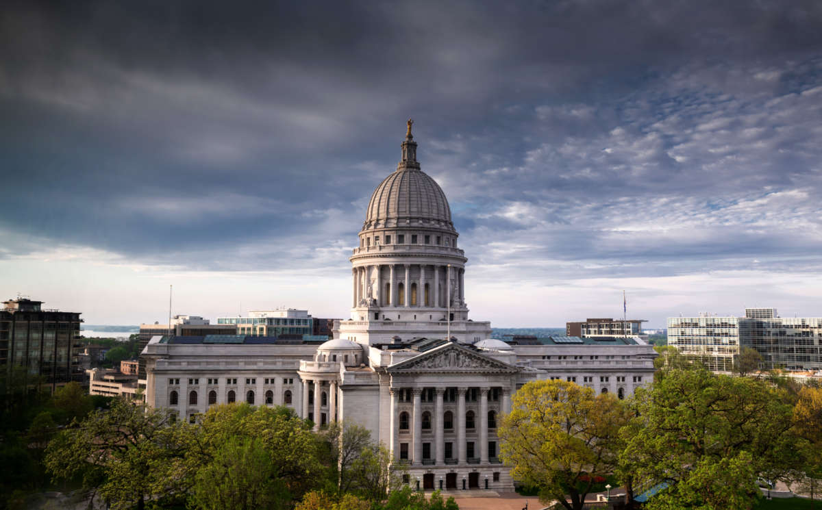 The Wisconsin State Capital in Madison.