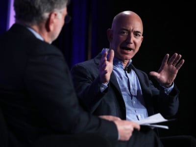 Founder And CEO Of Amazon Jeff Bezos Speaks On Advances In Artificial Intelligence