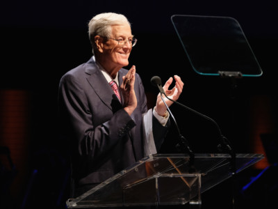 David H. Koch at the Lincoln Center Spring Gala at Alice Tully Hall on May 2, 2017, in New York City.