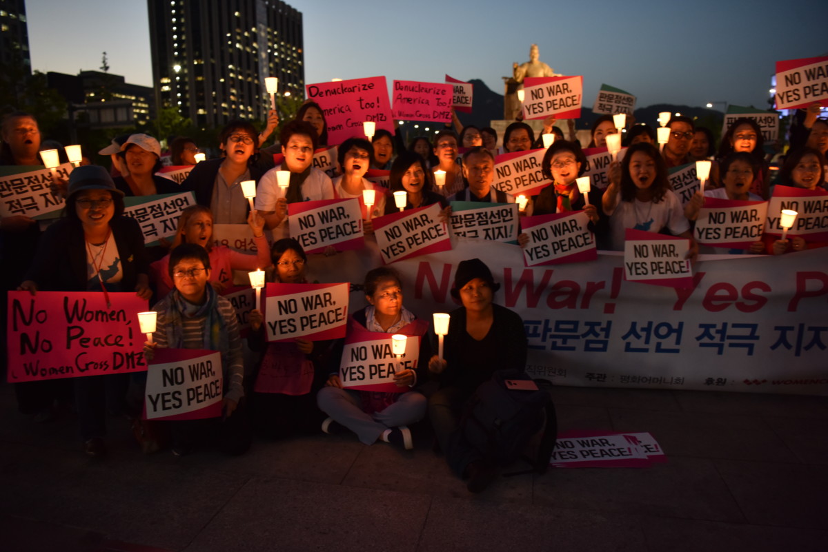 Women representing South Korea and more than 16 other countries gathered this week in Seoul for the #WomenPeaceKorea symposium and Women's DMZ walk.