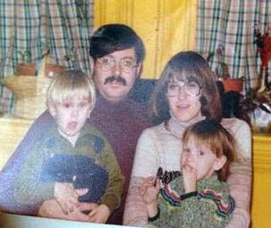 The Scahill family, 1977.