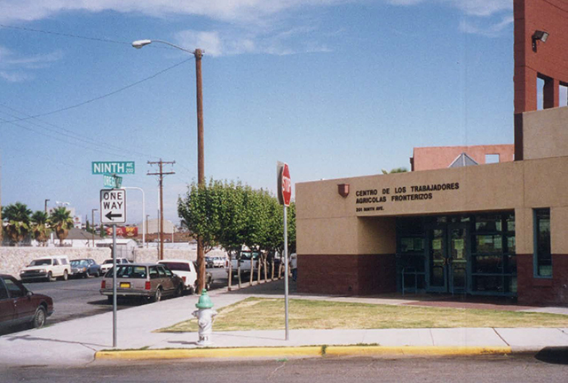 Farm Worker Center, El Passo, Texas. (Photo: Evaggelos Vallianatos)