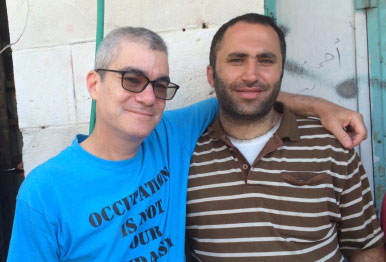 With Issa Amro of Youth Against the Settlements.