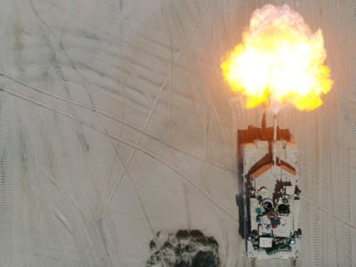 US Marines with Bravo Company, 4th Tank Battalion, fire the M1A1 Abrams tank during a live-fire exercise near Kankaanpaa, Finland, May 15, 2018.