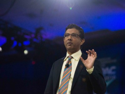 Dinesh D'Souza speaks at CPAC 2016 conference, March 5, 2016, in National Harbor, Maryland.