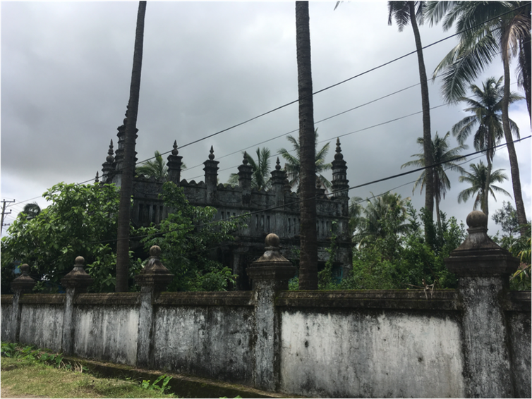 A mosque in Sittwe, Rakhine state, that was torched and damaged in the 2012 conflict.