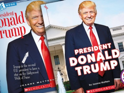 Authors, teachers, and parents are upset about Scholastic’s President Donald Trump by Joanne Mattern, saying the biography leaves out his racism, misogyny, xenophobia to the point of inaccuracy.