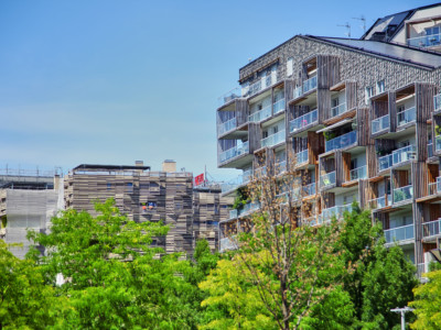 The Clichy-Batignolles eco-district in Paris, France, photographed on June 28, 2015.