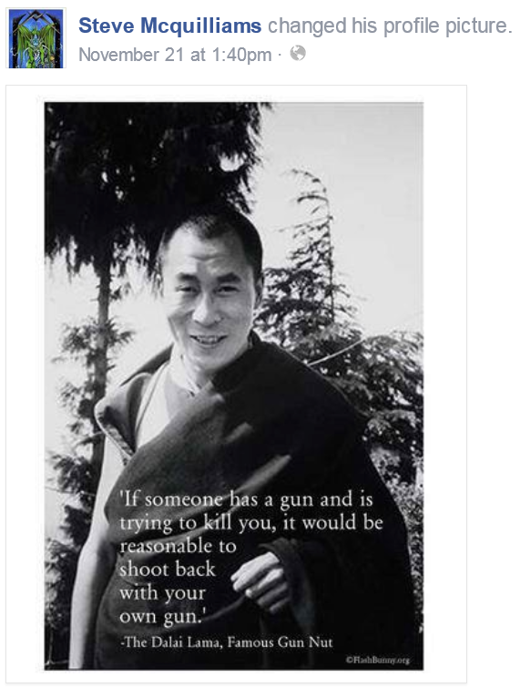 steve mcquilliams dalai lama