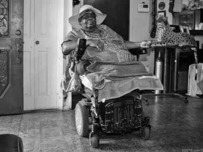 Ethel M. Harris, a longtime resident of St. James, is in constant fear that she and her family will be trapped in case of an industrial accident or storm due to the lack of an emergency evacuation route from the town.