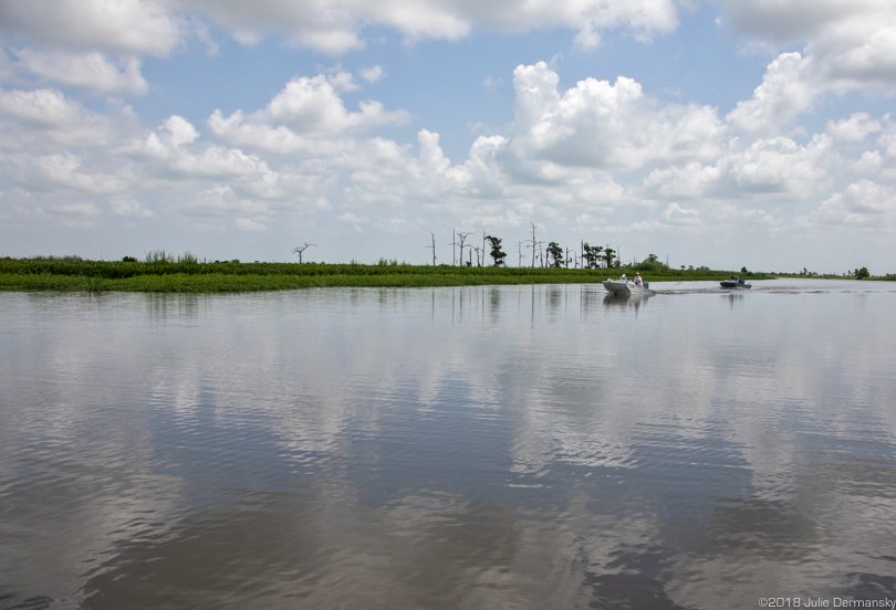 Along the 14-mile-long evacuation route those escaping a residential development at Port Manchac would need to travel by boat.