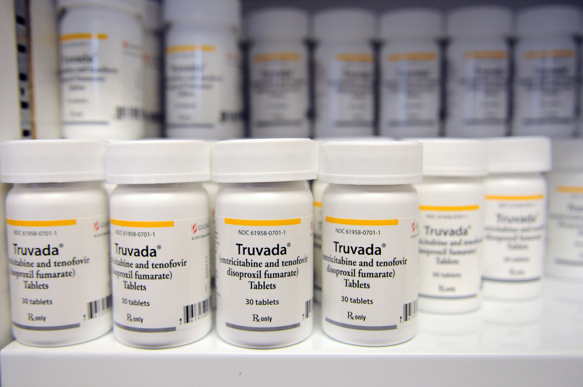 Truvada, a drug approved by the Food and Drug Administration to help prevent HIV infection, is among the AIDS drugs filling the pharmacy shelves at the Whitman-Walker Clinic on July 19, 2012.