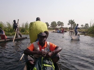 International civilian protection officer, Rufus Moiseemah, helps open access to remote areas of South Sudan so they can receive humanitarian assistance.