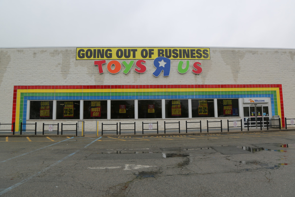 Toys 'R' Us has closed up to 182 stores as part of its Chapter 11 bankruptcy.