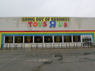 Toys 'R' Us has closed up to 182 stores as part of its Chapter 11 bankruptcy.