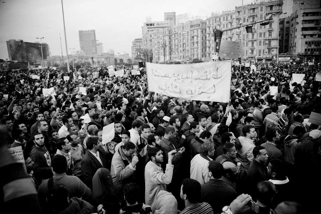 Tahrir Square, Egypt, taken on January 30, 2011.