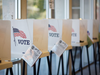 Voting booths