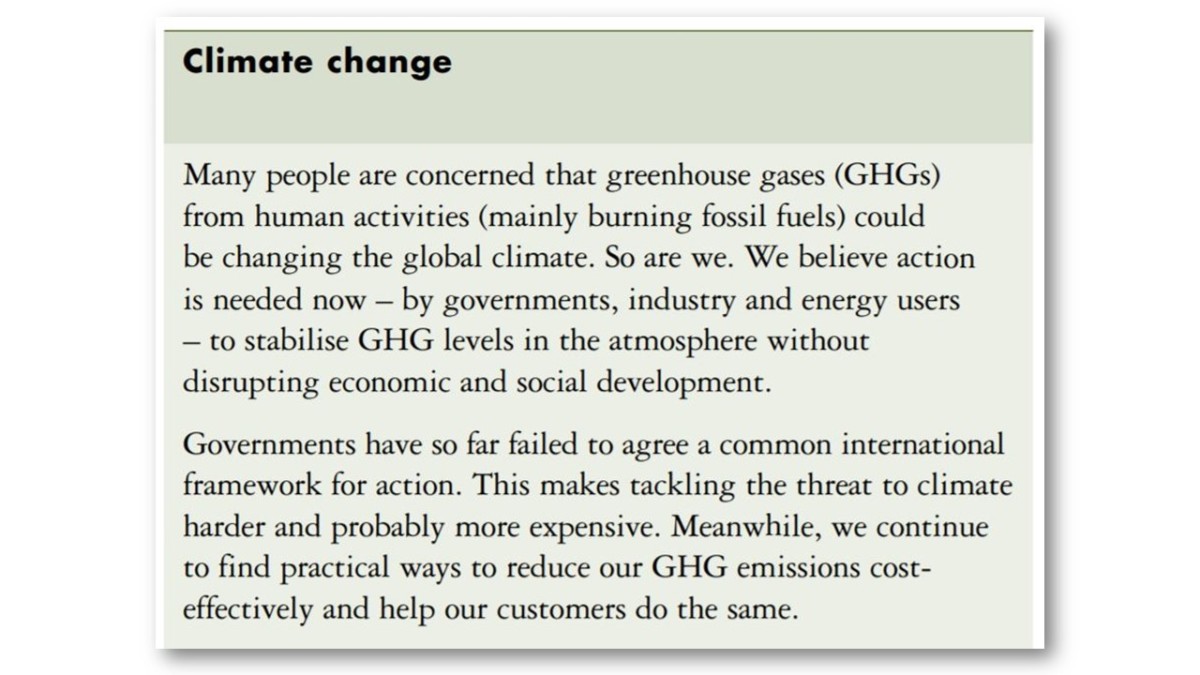 Source: The Shell Report/ Shell sustainability report 2003
