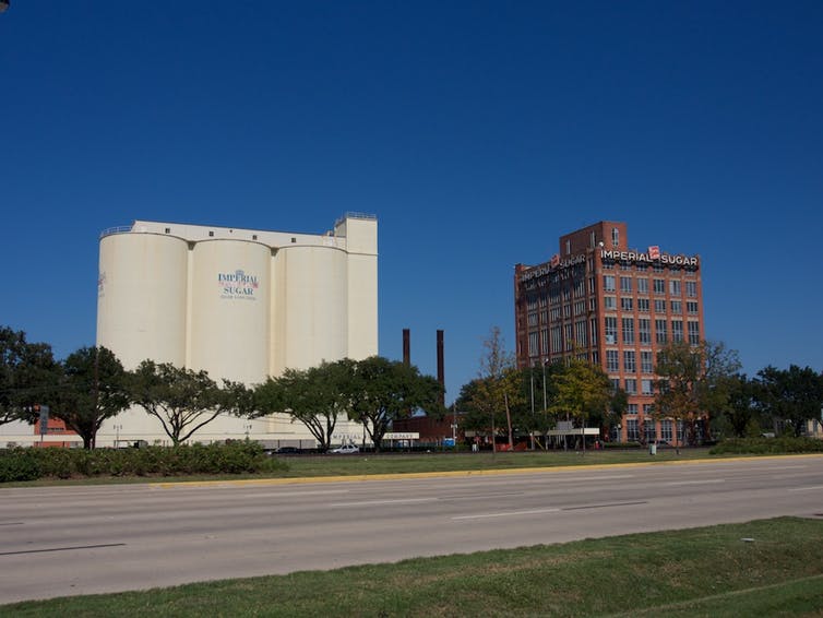 Sugar Land's sugar factory in 2012. 