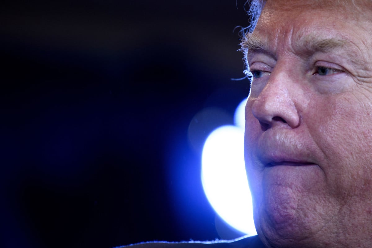 Donald Trump speaks during a bill signing event at Harris Conference Center August 31, 2018, in Charlotte, North Carolina.