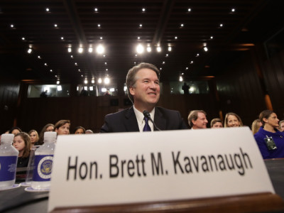 Supreme Court nominee Judge Brett Kavanaugh appears before the Senate Judiciary Committee during his Supreme Court confirmation hearing in the Hart Senate Office Building on Capitol Hill, September 4, 2018, in Washington, DC.