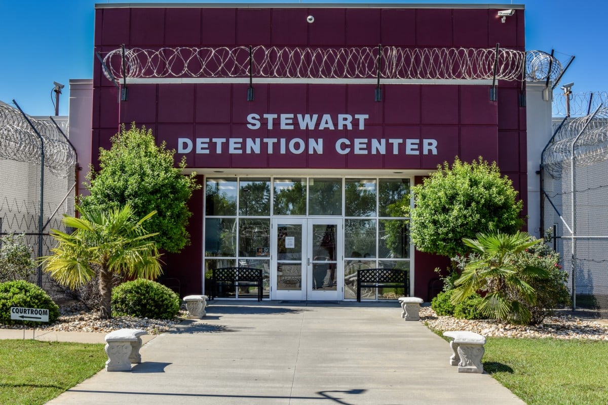 The Stewart Detention Center in Lumpkin, Georgia.