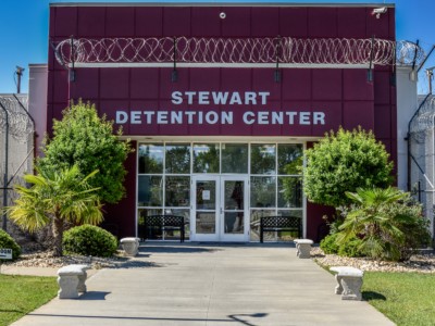 The Stewart Detention Center in Lumpkin, Georgia.