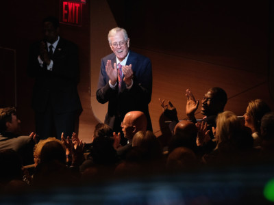 David H. Koch attends the Lincoln Center Spring Gala at Alice Tully Hall on May 2, 2017, in New York City.