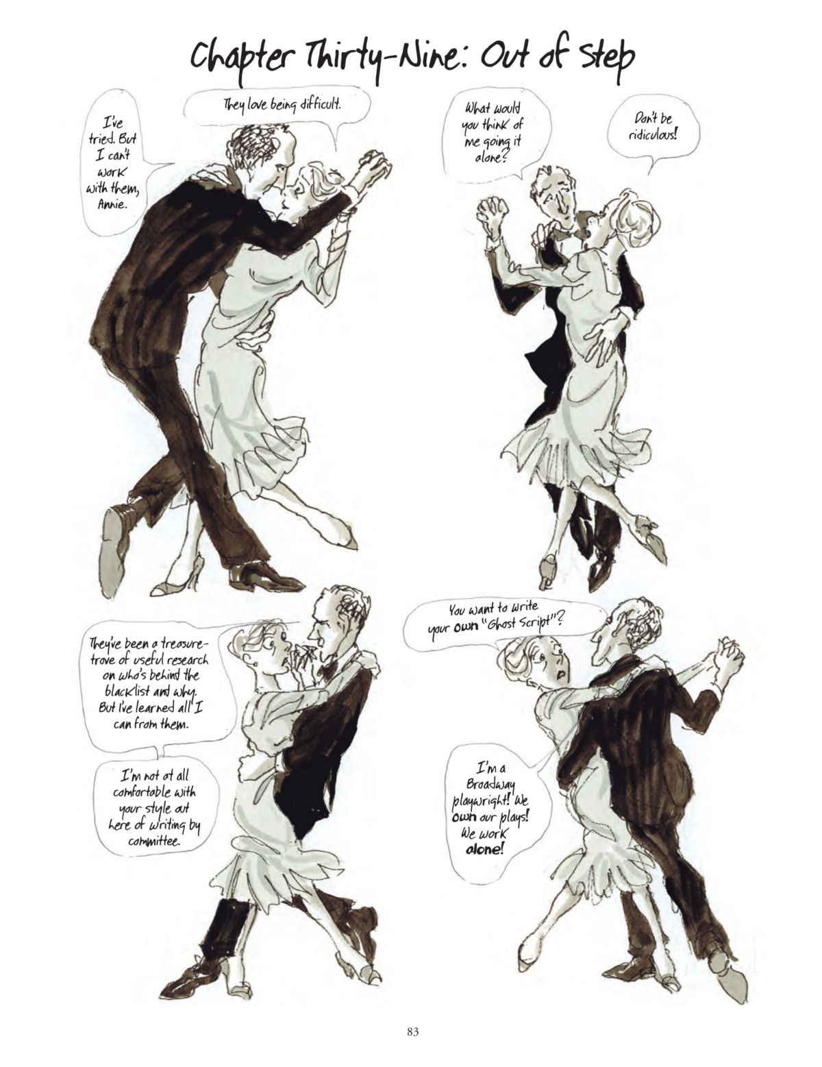 Reprinted from The Ghost Script: A Graphic Novel by Jules Feiffer, with permission of the publisher, Liveright Publishing Corporation. Copyright © 2018 by B. Mergendeiler Corp. All rights reserved.