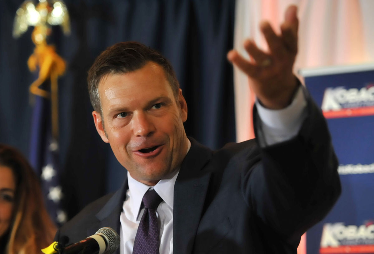 Kris Kobach has been the perfect white nationalist Trojan horse in GOP-controlled parts of the country.