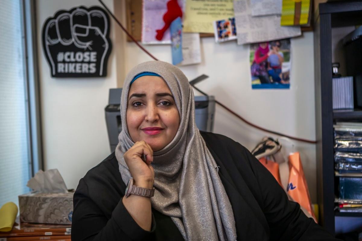 Somia Elrowmeim, the women’s advocacy manager for the Arab American Association of New York.