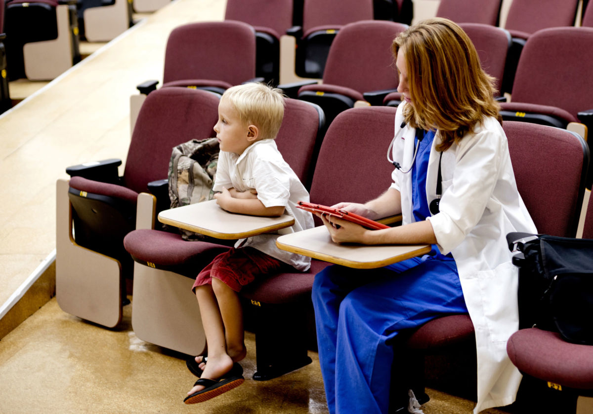 Letting kids in class is a welcoming gesture that can set the stage for or accompany the more systemic and substantive supports that student parents need for success.