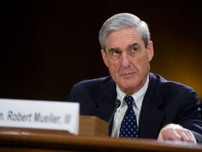 FBI Director Robert Mueller testifies before a Senate Judiciary Committee hearing on oversight of the FBI in the Dirksen Building on June 19, 2013.