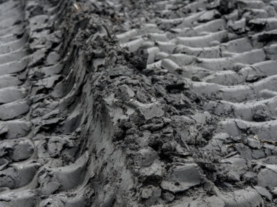 Coal ash located at the Possum Point Power Station in Dumfries, Virginia, appears in a photo taken on June 26, 2015.