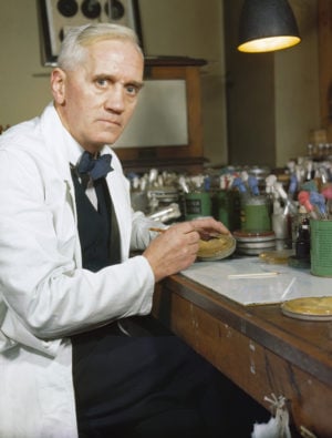 Scottish microbiologist Alexander Fleming discovered the mold that produces penicillin in 1928.