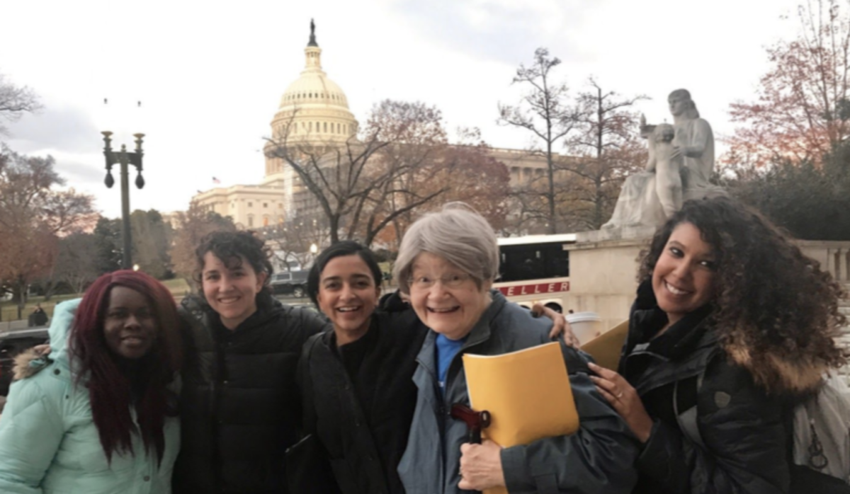 People’s Action members affected by the housing crisis traveled to Washington from New York, Los Angeles and Chicago to meet with lawmakers in December.