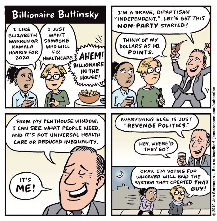 Billionaire Buttinsky