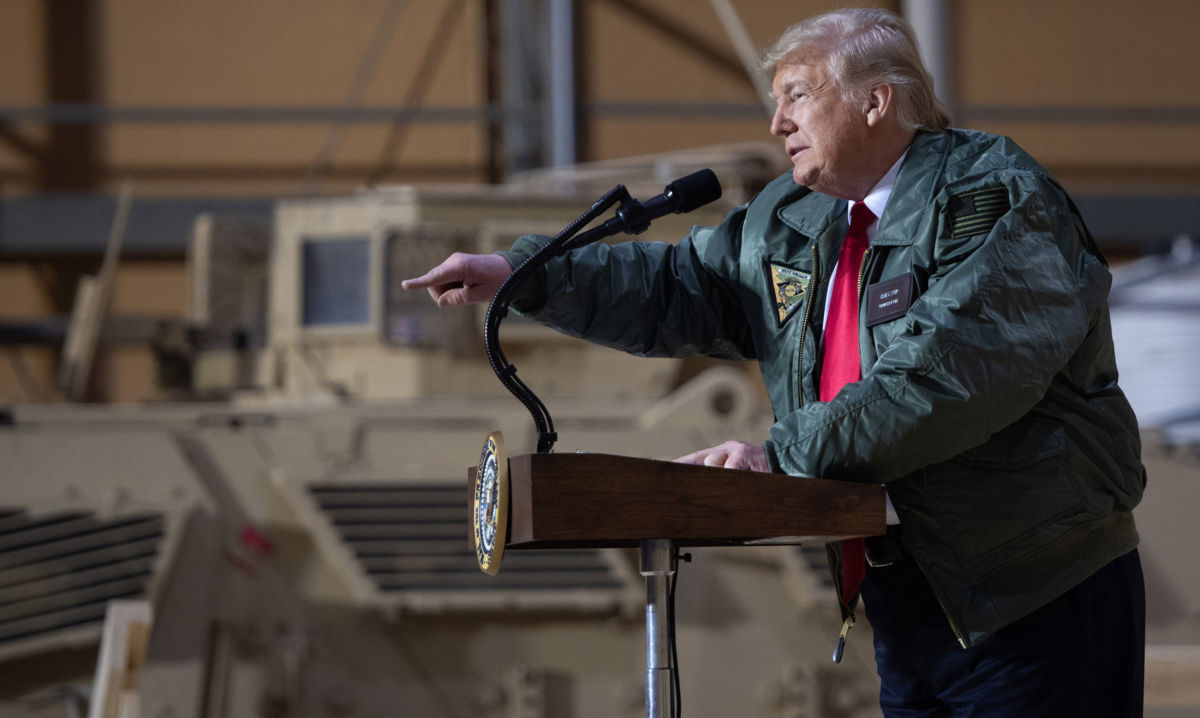 "Certainly, it's something that's on the—it's an option," Trump said of sending the US military to Venezuela during an interview with CBS's "Face The Nation" with Margaret Brennan.