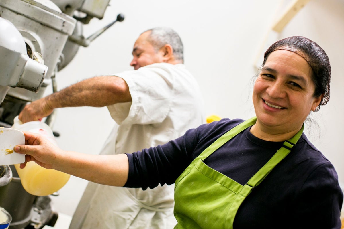 Lorena Giron, a resident of the Rockaways, a neighborhood located in the Queens borough of New York City, cofounded La Mies Bakery, a worker-owned co-op, in the wake of Superstorm Sandy in 2012 and now works to incubate other co-ops.