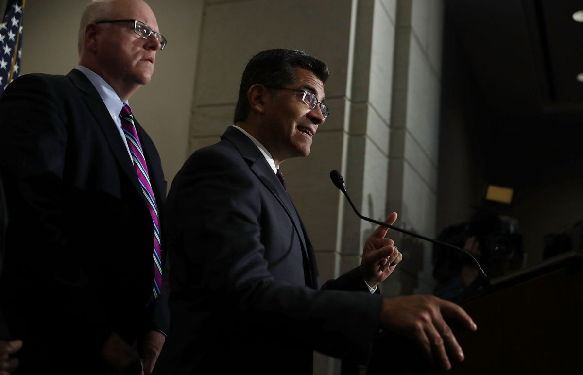 California Attorney General Xavier Becerra said Sunday he is preparing a legal challenge to President Donald Trump's emergency declaration, along with four other states.