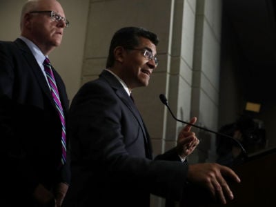 California Attorney General Xavier Becerra said Sunday he is preparing a legal challenge to President Donald Trump's emergency declaration, along with four other states.